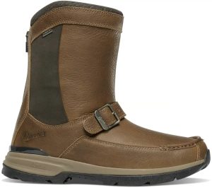 Recurve Rear Zip 10 Light Brown Moc-Toe