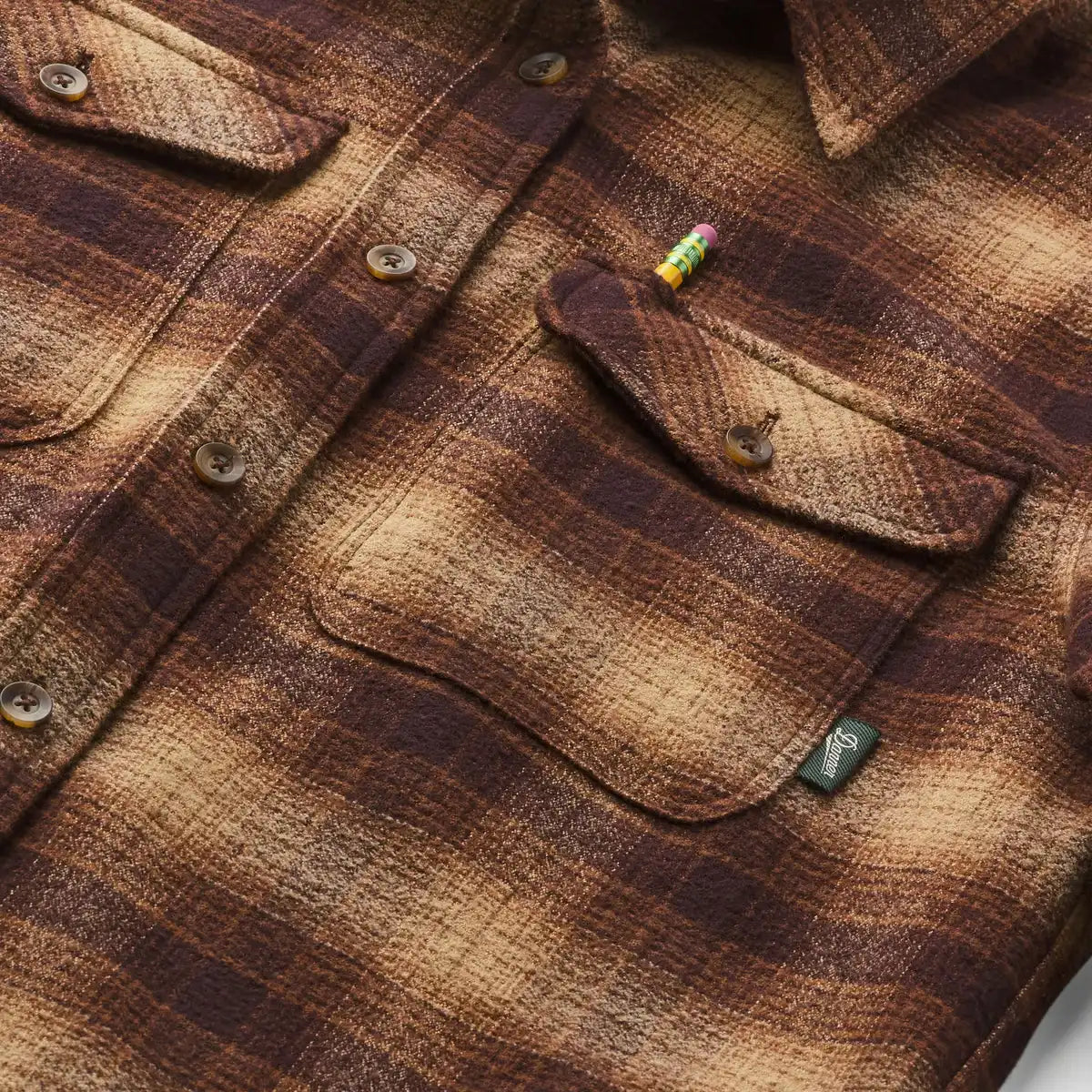 Danner Sauvie Cotton Flannel Espresso Plaid - Image 8