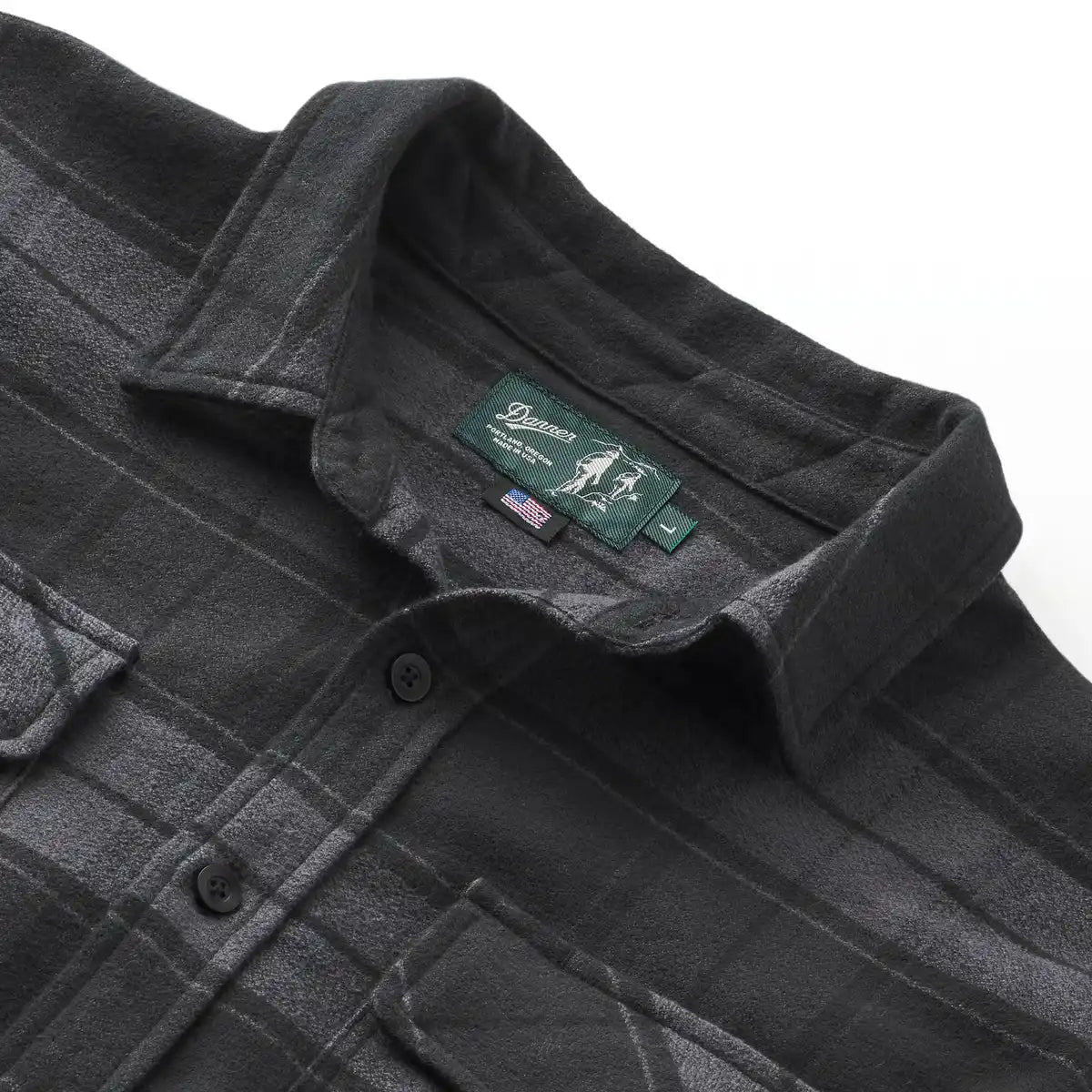 Danner Cedar Mill Cotton Flannel Black Plaid - Image 7