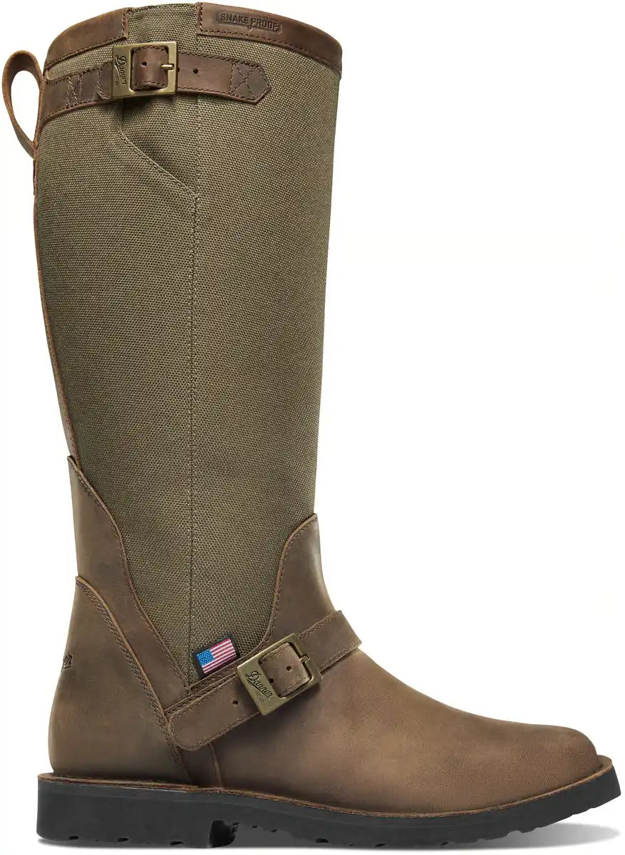 San Angelo Snake Boot 17 Brown Square Toe