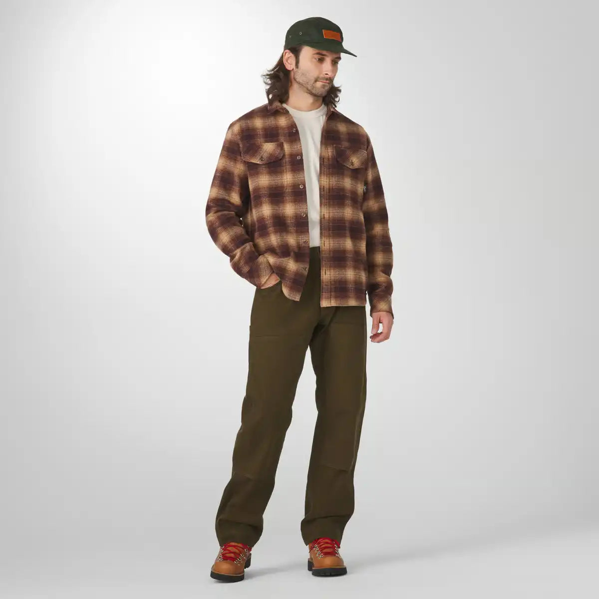 Danner Cedar Mill Cotton Flannel Espresso Plaid - Image 3