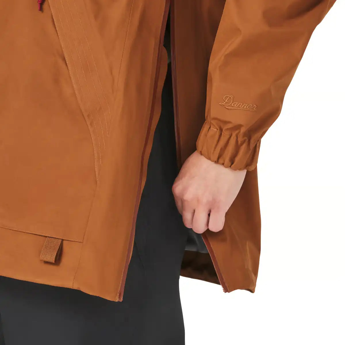 Cascade Crest Packable 3L GTX Jacket Glazed Ginger - Image 4