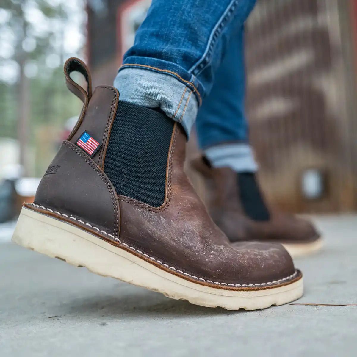 Women's Bull Run Chelsea 5 Brown Wedge - Image 10