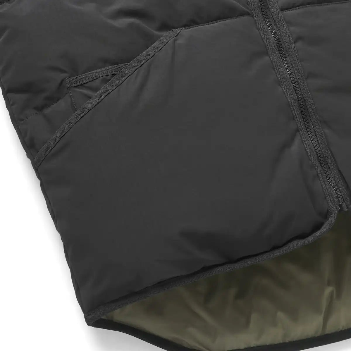 Zigzag Down Vest Black - Image 8