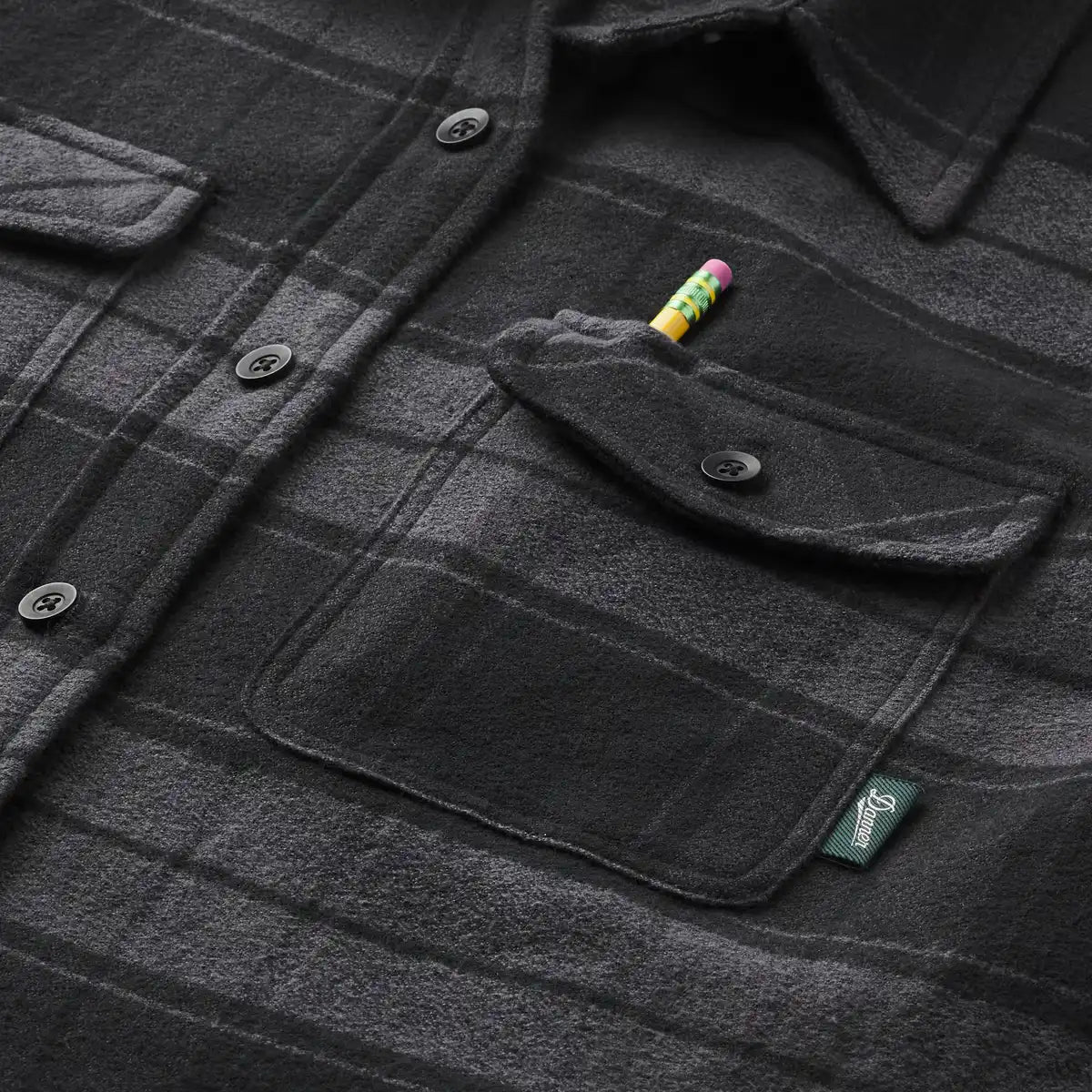 Danner Sauvie Cotton Flannel Black Plaid - Image 8