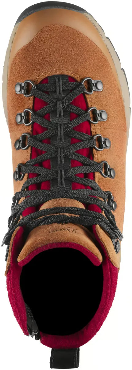 Arctic 600 Side-Zip 7 Brown/Red Felt 200G - Image 4
