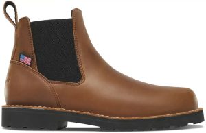 Bull Run Chelsea 6 Tobacco Black Heel