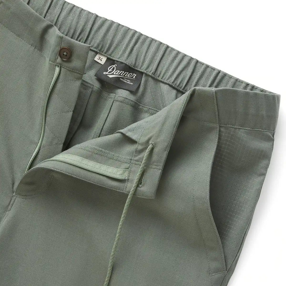 Men's Summer Wool Trail Pants Agave Green - Image 3