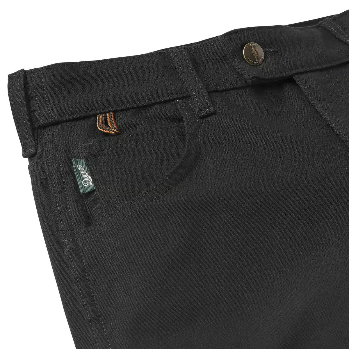 Women's Hawthorne Double Knee Pants Duck Canvas Black - Image 3