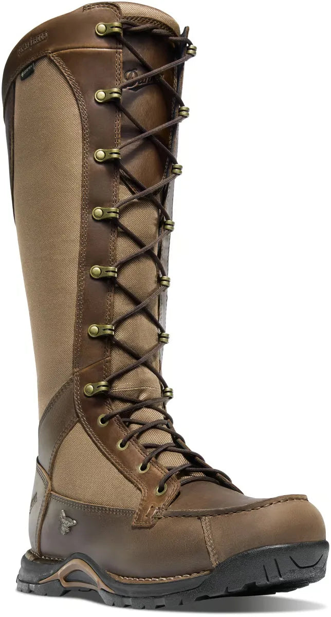 Sharptail Snake Boot Side-Zip 17 Brown - Image 2
