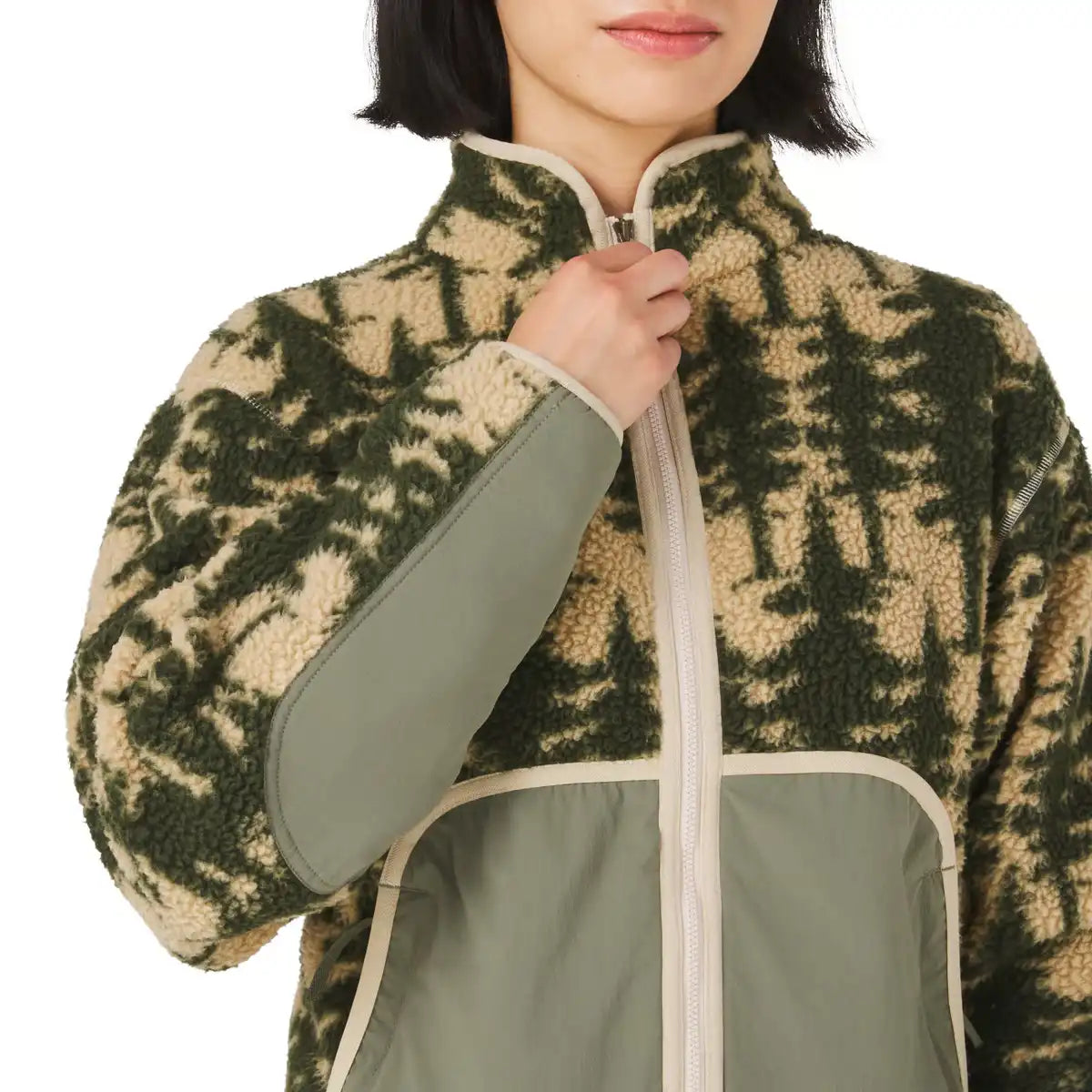 Wolf Creek Sherpa Jacket Douglas/Safari - Image 4